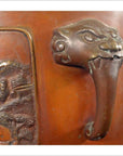 Bronze Japanese Hibachi, Meiji Period-6. Asian & Chinese Furniture, Art, Antiques, Vintage Home Décor for sale at FEA Home
