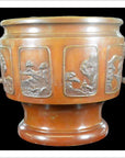 Bronze Japanese Hibachi, Meiji Period-1. Asian & Chinese Furniture, Art, Antiques, Vintage Home Décor for sale at FEA Home