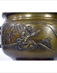 Bronze Japanese Hibachi, Meiji Period-10. Asian & Chinese Furniture, Art, Antiques, Vintage Home Décor for sale at FEA Home