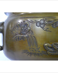 Bronze Japanese Hibachi, Meiji Period-11. Asian & Chinese Furniture, Art, Antiques, Vintage Home Décor for sale at FEA Home