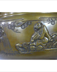 Bronze Japanese Hibachi, Meiji Period-6. Asian & Chinese Furniture, Art, Antiques, Vintage Home Décor for sale at FEA Home