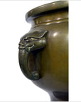 Bronze Japanese Hibachi, Meiji Period-7. Asian & Chinese Furniture, Art, Antiques, Vintage Home Décor for sale at FEA Home