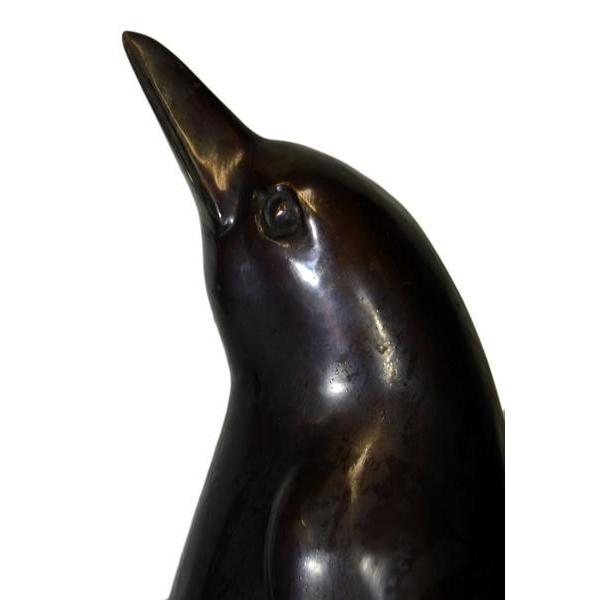Bronze Penguin Sculpture-3. Asian & Chinese Furniture, Art, Antiques, Vintage Home Décor for sale at FEA Home