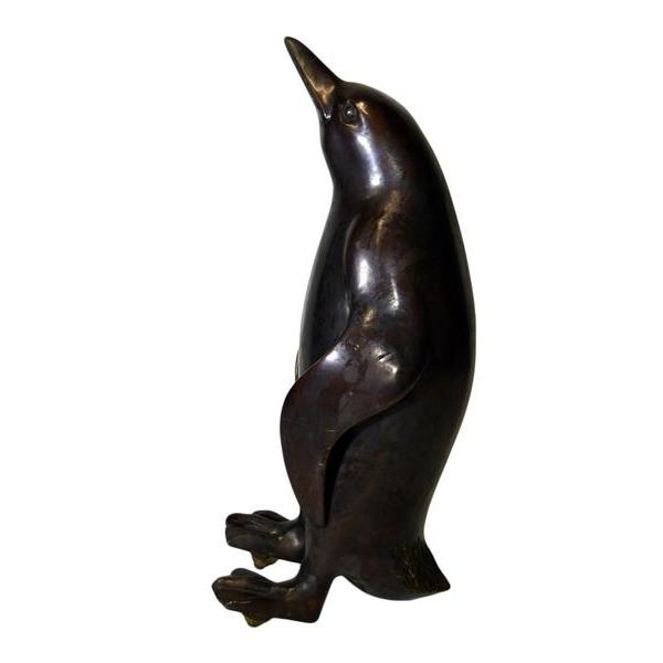 Bronze Penguin Sculpture-4. Asian & Chinese Furniture, Art, Antiques, Vintage Home Décor for sale at FEA Home