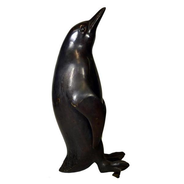 Bronze Penguin Sculpture-5. Asian & Chinese Furniture, Art, Antiques, Vintage Home Décor for sale at FEA Home