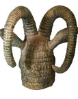 Bronze Rams Head-3. Asian & Chinese Furniture, Art, Antiques, Vintage Home Décor for sale at FEA Home