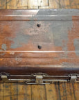 Brown Metal Trunk-2. Asian & Chinese Furniture, Art, Antiques, Vintage Home Décor for sale at FEA Home