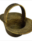 Burma Hand Woven Hat Basket-3. Asian & Chinese Furniture, Art, Antiques, Vintage Home Décor for sale at FEA Home