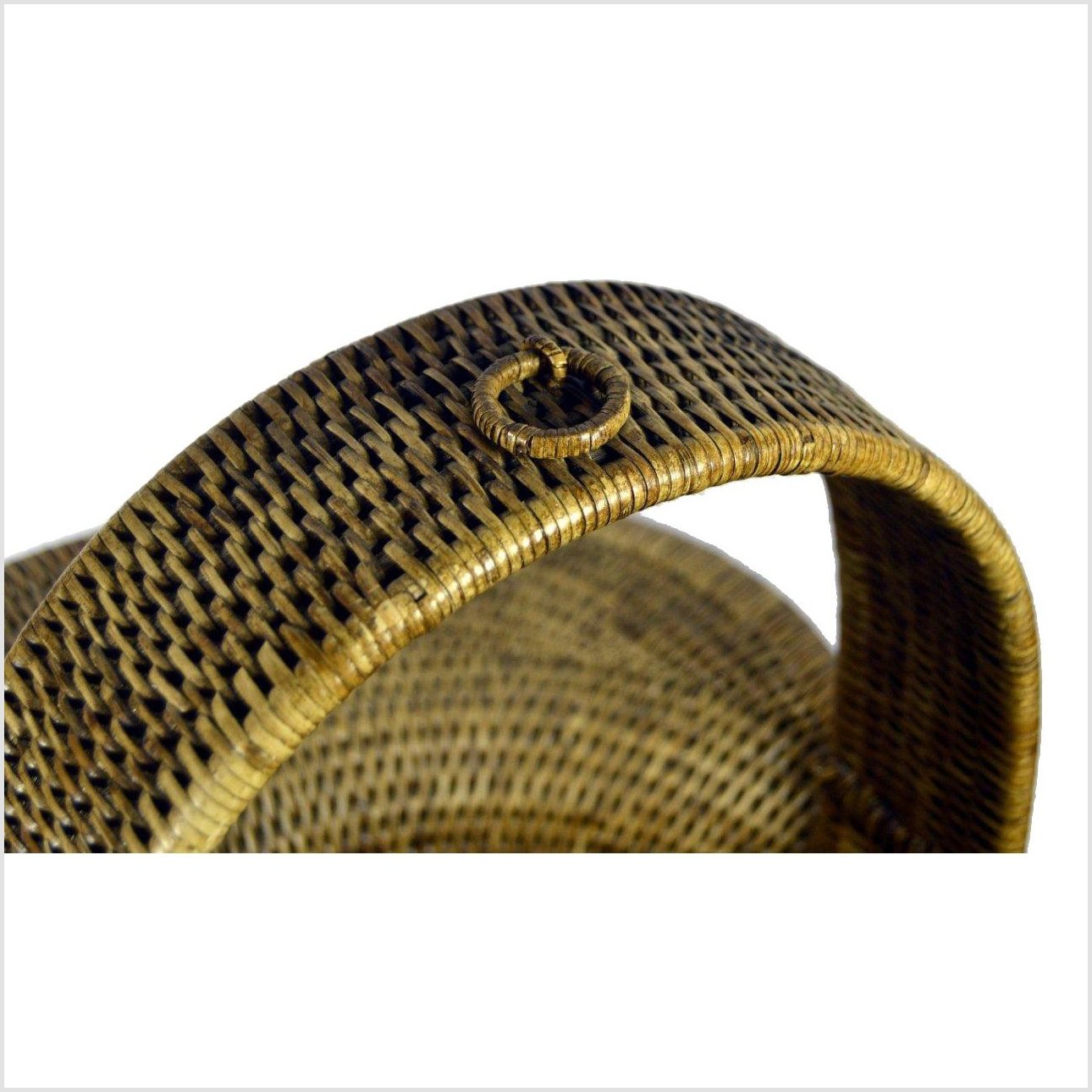 Burma Hand Woven Hat Basket-4. Asian & Chinese Furniture, Art, Antiques, Vintage Home Décor for sale at FEA Home