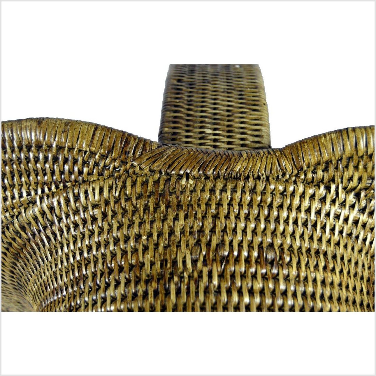 Burma Hand Woven Hat Basket-9. Asian & Chinese Furniture, Art, Antiques, Vintage Home Décor for sale at FEA Home