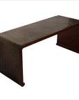Burmese Negora Lacquer Waterfall Coffee Table-4. Asian & Chinese Furniture, Art, Antiques, Vintage Home Décor for sale at FEA Home