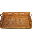 Burmese Rattan Serving Tray-3. Asian & Chinese Furniture, Art, Antiques, Vintage Home Décor for sale at FEA Home