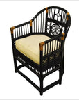 Burmese Rattan Side Chair-3. Asian & Chinese Furniture, Art, Antiques, Vintage Home Décor for sale at FEA Home