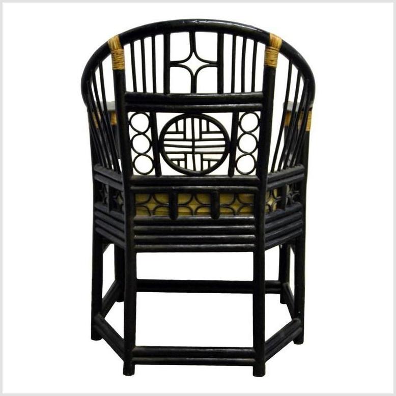 Burmese Rattan Side Chair-6. Asian & Chinese Furniture, Art, Antiques, Vintage Home Décor for sale at FEA Home