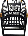 Burmese Rattan Side Chair-7. Asian & Chinese Furniture, Art, Antiques, Vintage Home Décor for sale at FEA Home