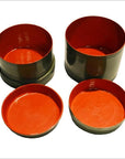 Burmese Set Vintage Wooden Canisters-2. Asian & Chinese Furniture, Art, Antiques, Vintage Home Décor for sale at FEA Home
