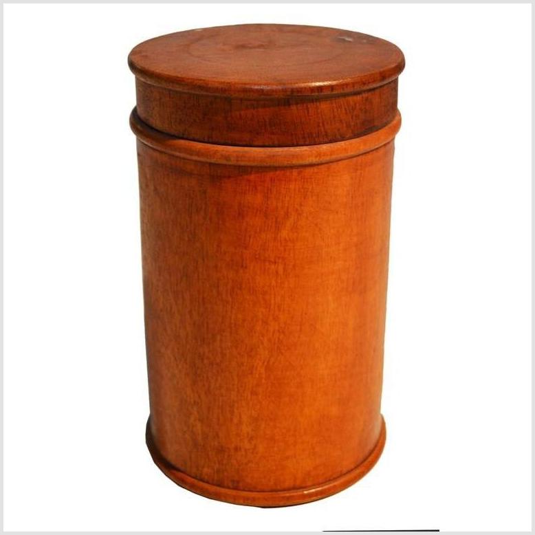 Burmese Set Vintage Wooden Canisters-4. Asian & Chinese Furniture, Art, Antiques, Vintage Home Décor for sale at FEA Home