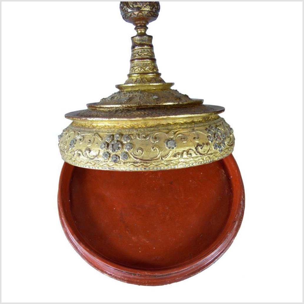 Burmese Offering Bowl-3. Asian & Chinese Furniture, Art, Antiques, Vintage Home Décor for sale at FEA Home