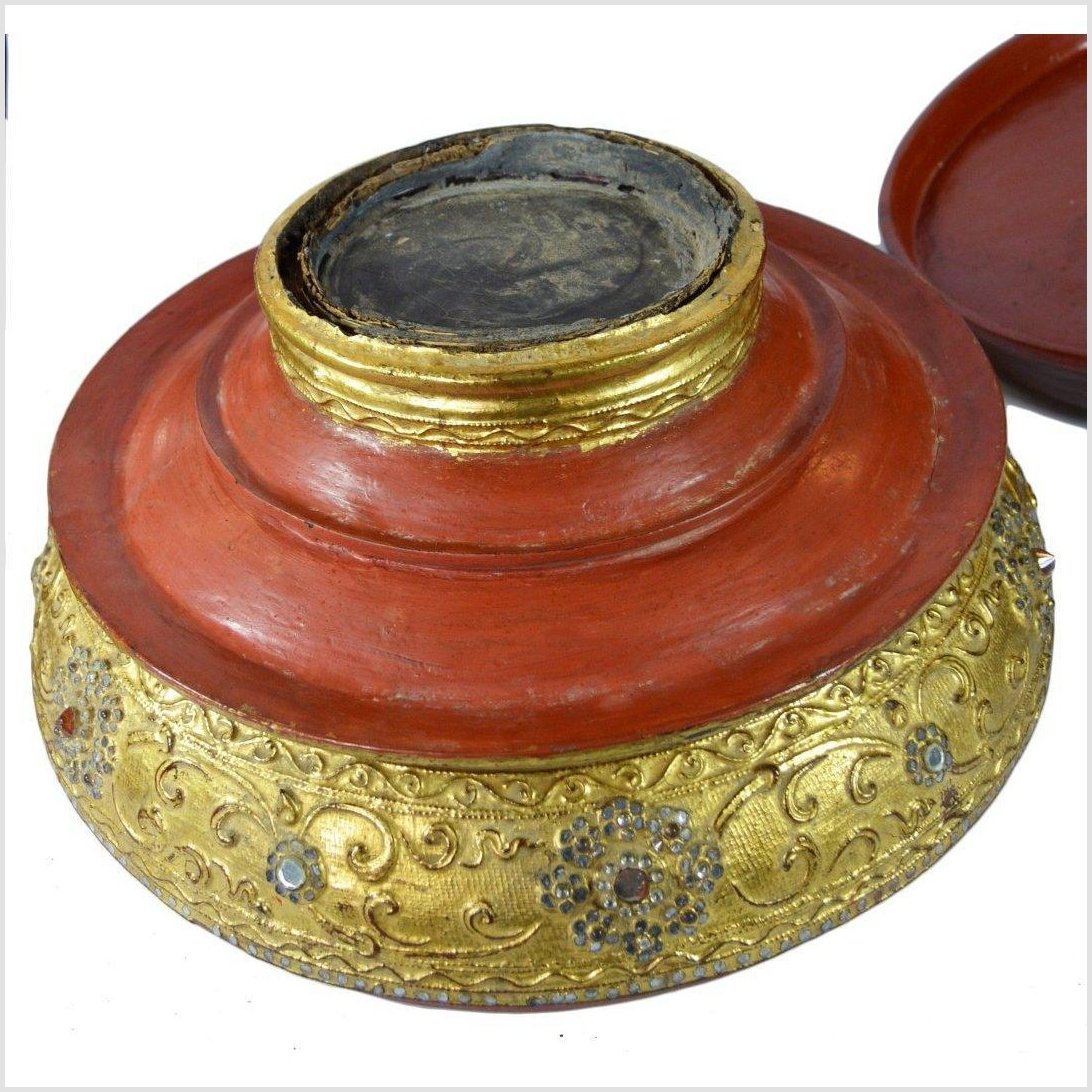 Burmese Offering Bowl-7. Asian & Chinese Furniture, Art, Antiques, Vintage Home Décor for sale at FEA Home