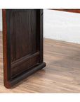 Burmese Vintage Waterfall Console Table with Scrolling Feet and Dark Patina-17. Asian & Chinese Furniture, Art, Antiques, Vintage Home Décor for sale at FEA Home