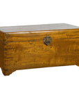 Chinese 1920s Camphor Wood Blanket Chest with Brass Hardware and Natural Patina-1. Asian & Chinese Furniture, Art, Antiques, Vintage Home Décor for sale at FEA Home
