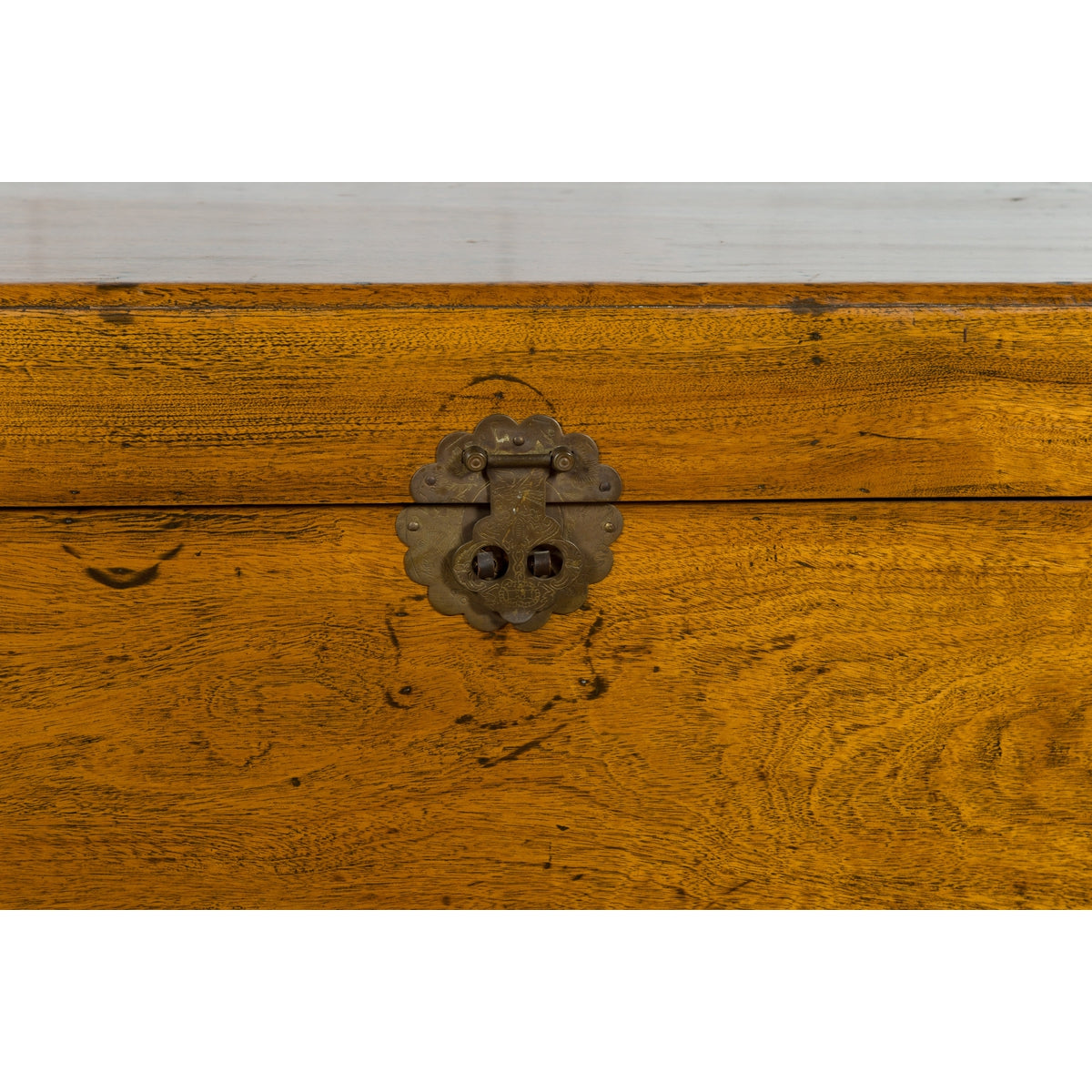 Chinese 1920s Camphor Wood Blanket Chest with Brass Hardware and Natural Patina-8. Asian & Chinese Furniture, Art, Antiques, Vintage Home Décor for sale at FEA Home