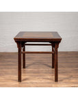 Chinese 19th Century Elmwood Center Hall Table with Ming Dynasty Stone Inset-11. Asian & Chinese Furniture, Art, Antiques, Vintage Home Décor for sale at FEA Home