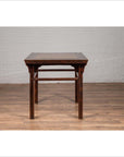 Chinese 19th Century Elmwood Center Hall Table with Ming Dynasty Stone Inset-6. Asian & Chinese Furniture, Art, Antiques, Vintage Home Décor for sale at FEA Home