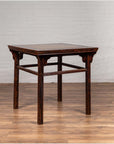 Chinese 19th Century Elmwood Center Hall Table with Ming Dynasty Stone Inset-2. Asian & Chinese Furniture, Art, Antiques, Vintage Home Décor for sale at FEA Home
