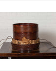 Chinese 19th Century Tiered Food Basket with Stacking Parts, Paper and Rope Ties-11. Asian & Chinese Furniture, Art, Antiques, Vintage Home Décor for sale at FEA Home