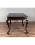 Chinese Antique Center Hall Table with Black Lacquered Top and Cabriole Legs-18. Asian & Chinese Furniture, Art, Antiques, Vintage Home Décor for sale at FEA Home