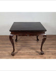 Chinese Antique Center Hall Table with Black Lacquered Top and Cabriole Legs-8. Asian & Chinese Furniture, Art, Antiques, Vintage Home Décor for sale at FEA Home