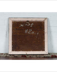Chinese Antique Giltwood and Red Painted Floral Architectural Panel in New Frame-12. Asian & Chinese Furniture, Art, Antiques, Vintage Home Décor for sale at FEA Home