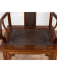 Chinese Ming Style Scholar's Lamp Hanger Chair - Rattan-11. Asian & Chinese Furniture, Art, Antiques, Vintage Home Décor for sale at FEA Home