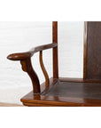Chinese Ming Style Scholar's Lamp Hanger Chair - Rattan-12. Asian & Chinese Furniture, Art, Antiques, Vintage Home Décor for sale at FEA Home