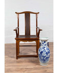 Chinese Ming Style Scholar's Lamp Hanger Chair - Rattan-3. Asian & Chinese Furniture, Art, Antiques, Vintage Home Décor for sale at FEA Home