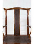 Chinese Ming Style Scholar's Lamp Hanger Chair - Rattan-7. Asian & Chinese Furniture, Art, Antiques, Vintage Home Décor for sale at FEA Home