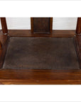 Chinese Antique Ming Dynasty Style Scholar's Lamp-Hanger Chair with Rattan Inset-9. Asian & Chinese Furniture, Art, Antiques, Vintage Home Décor for sale at FEA Home