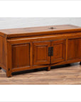 Chinese Antique Two-Door Buffet with Faux Doors and Upper Removable Panel-11. Asian & Chinese Furniture, Art, Antiques, Vintage Home Décor for sale at FEA Home