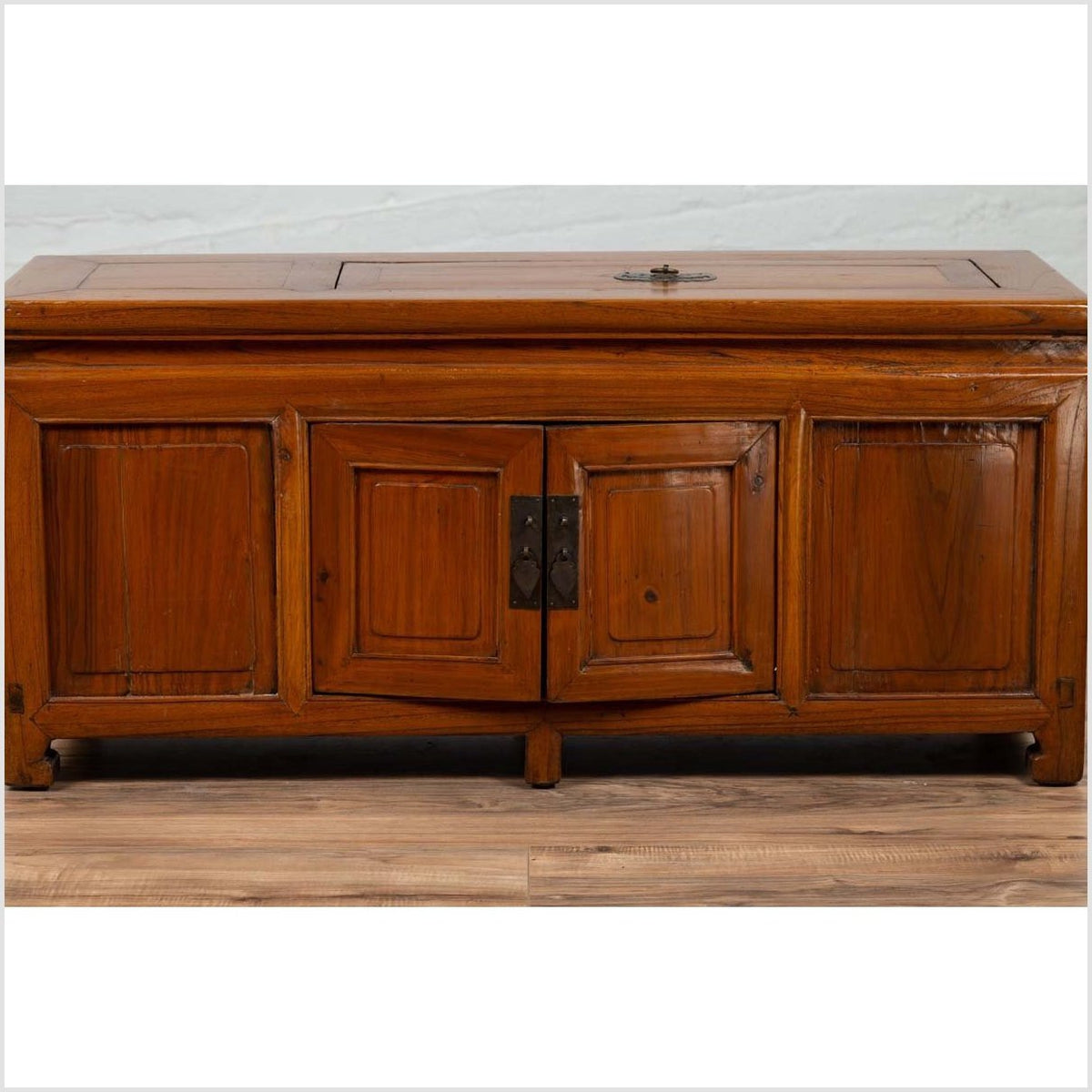 Chinese Antique Two-Door Buffet with Faux Doors and Upper Removable Panel-6. Asian & Chinese Furniture, Art, Antiques, Vintage Home Décor for sale at FEA Home