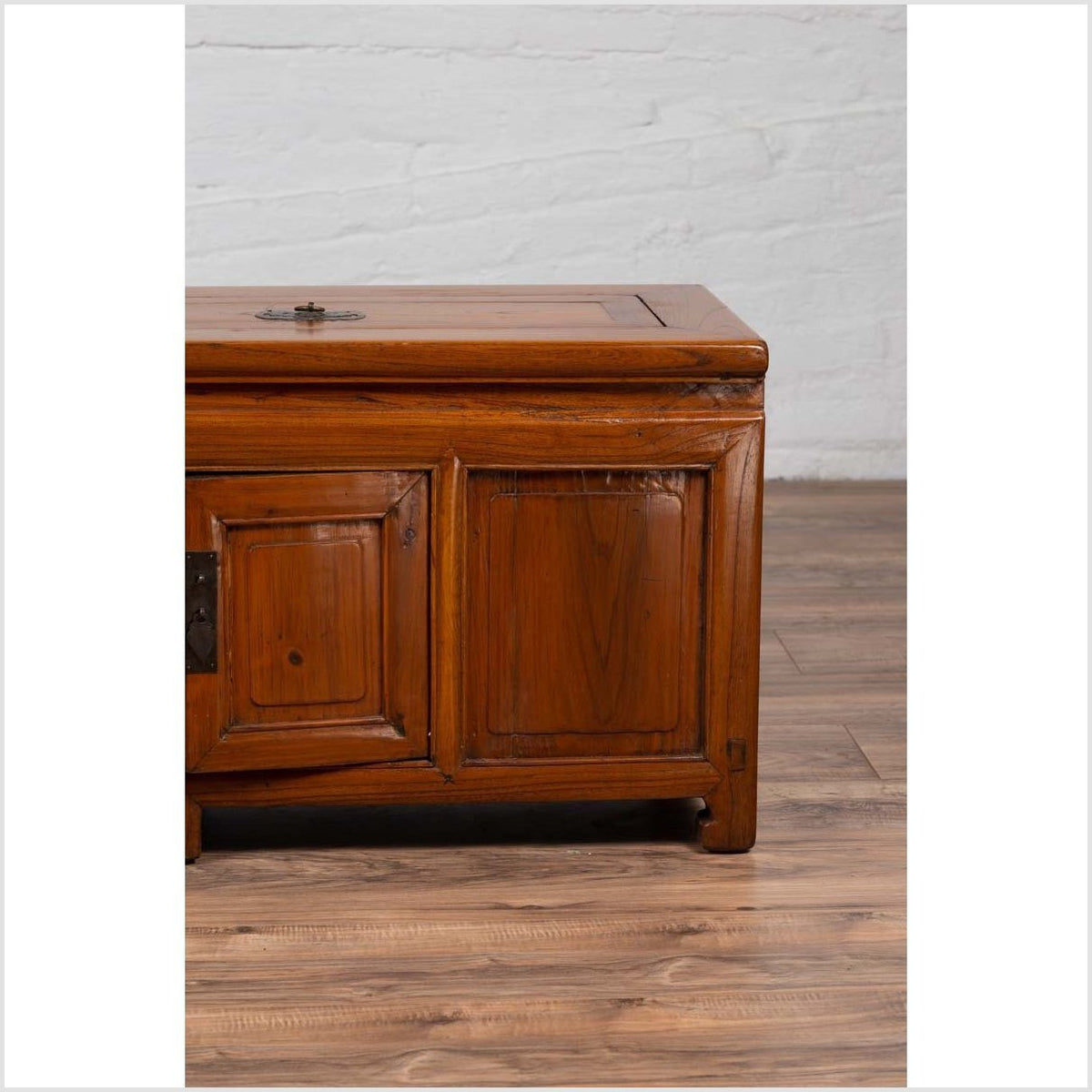 Chinese Antique Two-Door Buffet with Faux Doors and Upper Removable Panel-7. Asian & Chinese Furniture, Art, Antiques, Vintage Home Décor for sale at FEA Home