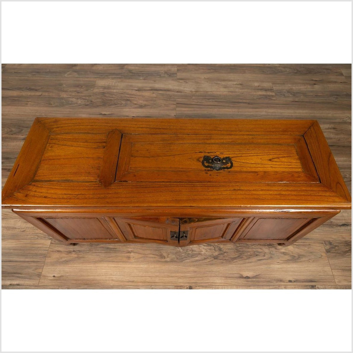 Chinese Antique Two-Door Buffet with Faux Doors and Upper Removable Panel-8. Asian & Chinese Furniture, Art, Antiques, Vintage Home Décor for sale at FEA Home