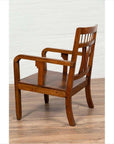 Chinese Art Deco 1950s Elmwood Armchair - Pierced & Curved-13. Asian & Chinese Furniture, Art, Antiques, Vintage Home Décor for sale at FEA Home