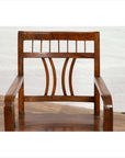 Chinese Art Deco 1950s Elmwood Armchair - Pierced & Curved-6. Asian & Chinese Furniture, Art, Antiques, Vintage Home Décor for sale at FEA Home