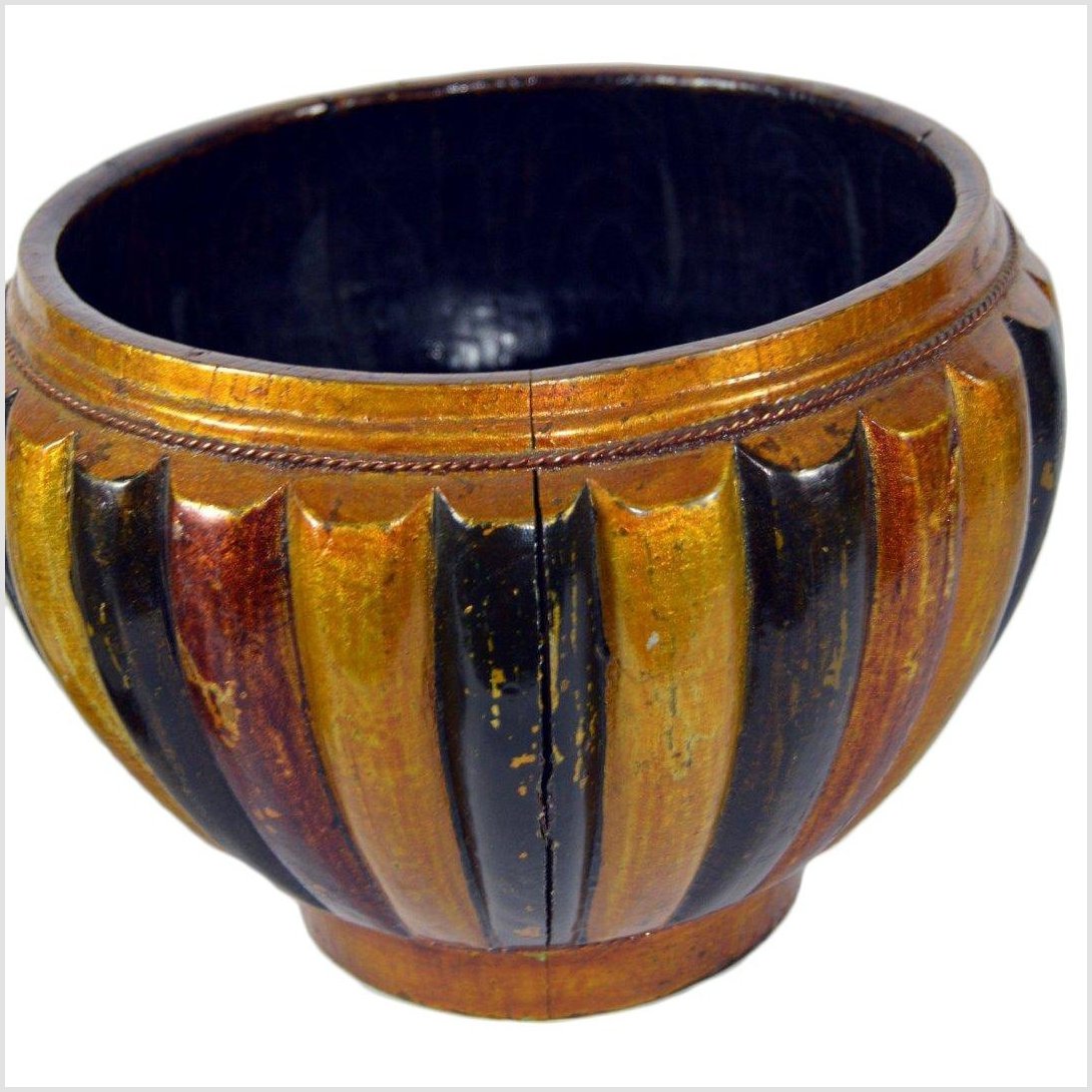 Chinese Bamboo Rice Basket-3. Asian & Chinese Furniture, Art, Antiques, Vintage Home Décor for sale at FEA Home