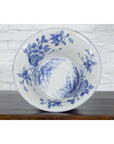 Chinese Blue and White Porcelain Basin with Floral Motifs-6. Asian & Chinese Furniture, Art, Antiques, Vintage Home Décor for sale at FEA Home
