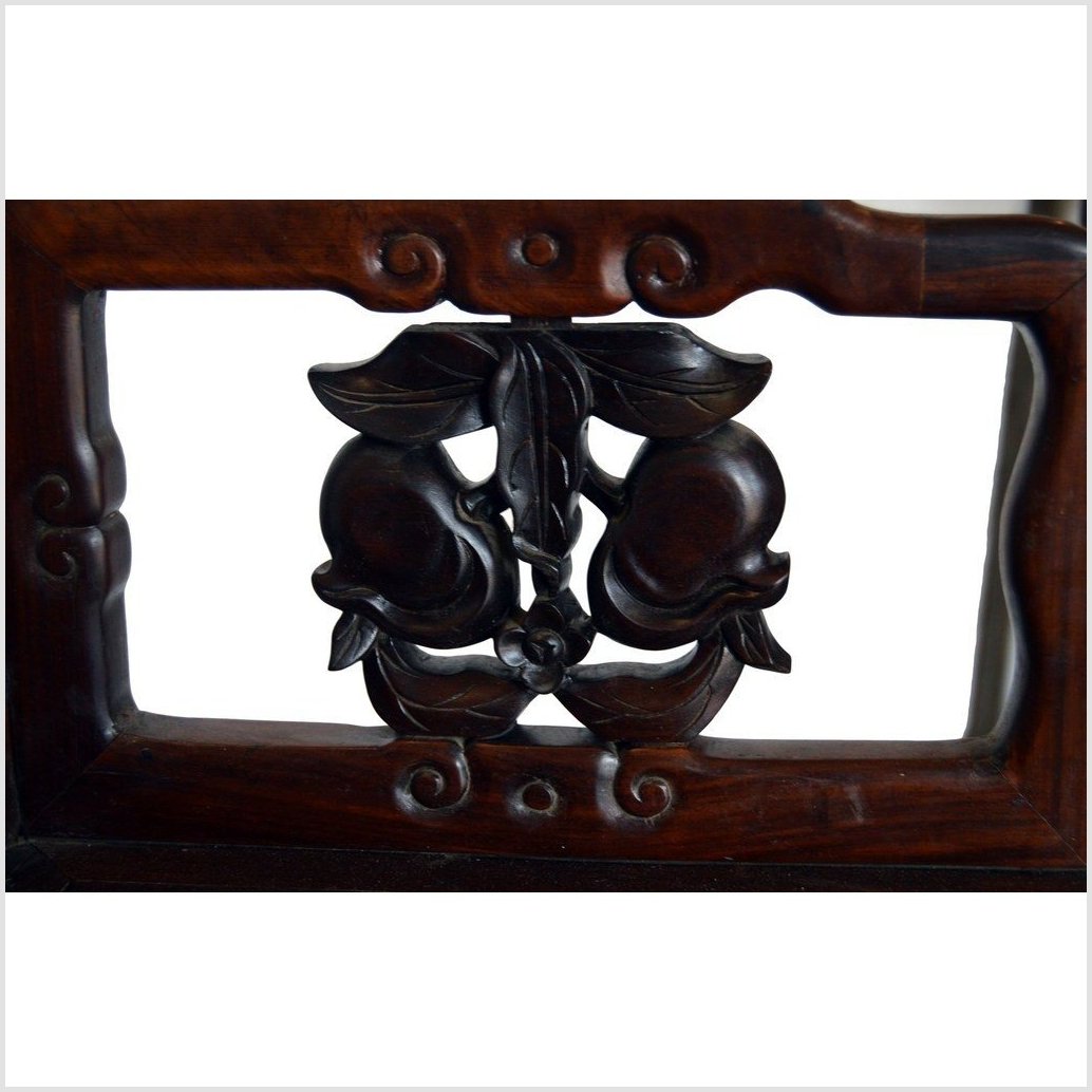 Chinese Carved Rosewood Chair-4. Asian & Chinese Furniture, Art, Antiques, Vintage Home Décor for sale at FEA Home