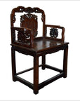Chinese Carved Rosewood Chair-8. Asian & Chinese Furniture, Art, Antiques, Vintage Home Décor for sale at FEA Home