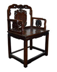 Early 20th Century Chinese Carved Rosewood Chair, SKU , image 8