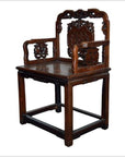 Chinese Carved Rosewood Chair-9. Asian & Chinese Furniture, Art, Antiques, Vintage Home Décor for sale at FEA Home